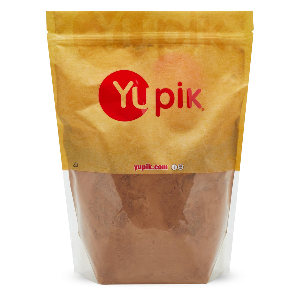 Yupik cocoa powder unsweetened jar, rich flavor for baking