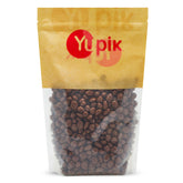Yupik Milk Chocolate Covered Raisins pack shot with glossy coating for snacking
