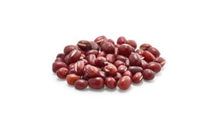 Yupik adzuki beans soaking in water, ready for simmering.