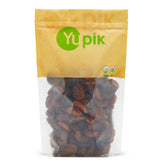 Yupik Organic Apricots packaging shown, organic, non-GMO snack ready for on-the-go