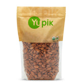 Yupik Organic California Almonds packshot, premium all-natural nuts ideal for snacking