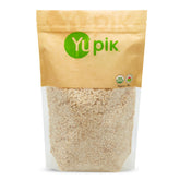 Yupik Organic White Quinoa Flakes packaging, gluten-free breakfast base.