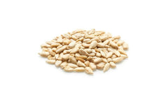 Yupik seed topping salad bowl highlighting versatile use as garnish.