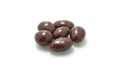 Yupik whole almonds enrobed in rich dark chocolate for snacking