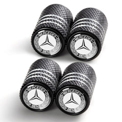 YUIQIEUY tire valve cap cover in black 4-pack protects stems and adds style.
