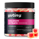 Yutiny Calcium Citrate Gummies bottle for daily bone support.