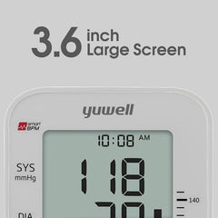 Yuwell voice guide directs steps during measurement for easier use.