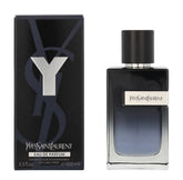 Yves Saint Laurent Y EDP bottle front, bold masculine fragrance for daily wear.