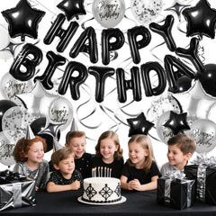 YWWSNSE black star balloons 18 inch provide dramatic accent for decor.