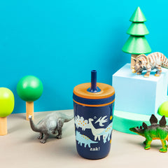 Zak Designs Kelso stainless steel body offers durable, BPA-free everyday use.