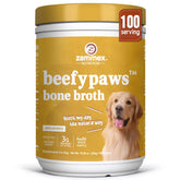 Zammex bone broth powder jar for dogs and cats, ready to top meals