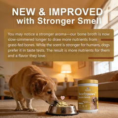 Zammex bone broth powder scoop shown for easy daily portioning