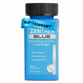 Zantrex Blue energy bottle with capsules for a sustained daily energy boost
