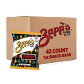 Zapp's New Orleans Voodoo chips bag close-up showing bold flavor