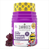 Zarbee's Kids Elderberry Gummies bottle front for daily immune support.