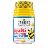 Zarbee's Kid's Complete Multivitamin + Probiotic gummies pack for daily kids' nutrition and digestion support.