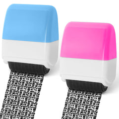 ZASZO identity stamp roller hero demonstrates fast privacy coverage for documents.