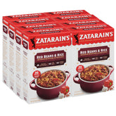 Zatarain's Red Beans and Rice pack 8oz is ready for pantry meals.