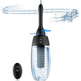 Zatsaog Anal Douche 20oz enema with rotating action for deeper cleansing.