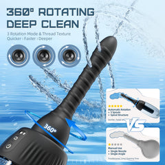 Zatsaog remote-control bulb enables hands-free operation and adjustable settings.