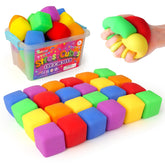 ZaxiDeel 24-pack mini stress cubes for pull action, portable calm on the go.