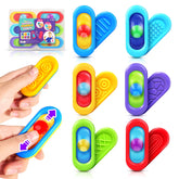 ZaxiDeel sensory marble fidget toy with 6 pieces for calm focus.