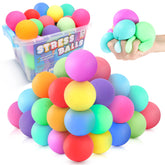 ZaxiDeel slow rising ball 24 pack in bright colors for calm focus and tactile play.