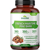 Zazzee pine bark extract capsule, high-potency antioxidant option