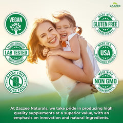 Zazzee 3 month supply bottle emphasizes long-term daily use.