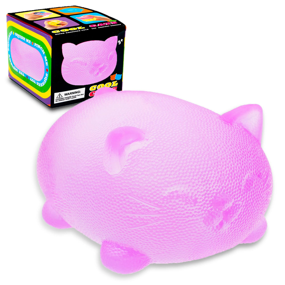Zcahoo Stress Cat Toy stretched for tension relief at the desk
