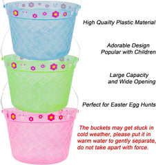 Zcaukya Easter bucket pink top-down view highlighting design