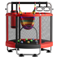 ZCMHAXJ 55inch trampoline with enclosure for safe indoor and outdoor fun