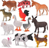 Zcpotizi large farm animals cow figurine for imaginative play and early vocabulary.