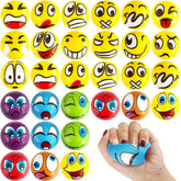 Zddaoole face stress ball with yellow expression for expressive calm and focus.