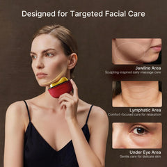 ZDEER contoured ergonomic design fits facial contours for smooth glides.