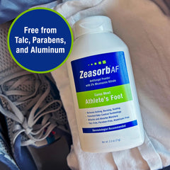 Zeasorb odor-control technology helps feet feel fresher throughout the day.