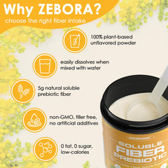 ZEBORA oat fiber blend adds smooth texture to smoothies
