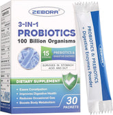 ZEBORA Probiotics 100billion bottle image highlighting strong digestive balance potential