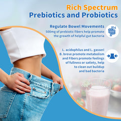 ZEBORA Probiotics powder sachets showing convenient dissolution