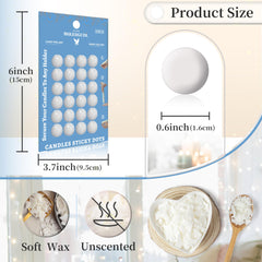 ZECHKAVAA cire adhesive dots provide reliable bonding for DIY decor