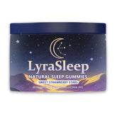 Zefdvc LyraSleep gummies with fruity flavor for a gentle, restful night.