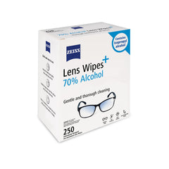 ZEISS lens wipes closeup highlighting ultra-soft texture for gentle cleaning.