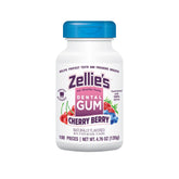 Zellie's Cherry Berry chewing gum pack promotes fresh breath on the go.