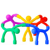 Zemobra magnetic travel toy with arm and leg magnets for steady, quiet play on the go