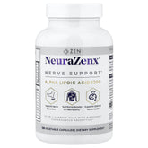 Zen Nutrients NeuraZenX bottle pour, convenient daily nerve support.