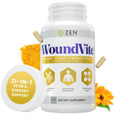 Zen Nutrients WoundVite bottle pour for easy daily dosing during recovery