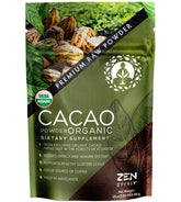Zen Spirit Organic cacao powder in packaging, ideal for organic baking