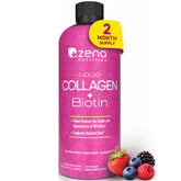 Zena Nutrition liquid collagen bottle for daily beauty support.