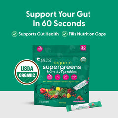 Zena Nutrition on-the-go sticks enable quick greens during workouts or commutes.