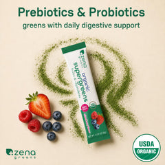 Zena Nutrition super mushroom blend with cordyceps and reishi for daily rituals.
